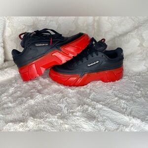 Reebok Cardi B x Club C Black Vector Red size 4